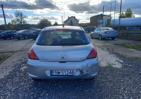 Peugeot 308 cena 10500 przebieg: 221205, rok produkcji 2009 z Zelów małe 92